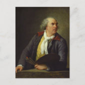 Portrait von Hubert Robert von Elisabeth Le Brun P Postkarte (Vorderseite)