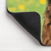 Portrait von Hund 2 Mousepad (Ecke)