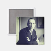 Portrait von Igor Stravinsky Magnet (Vorderseite/Rückseite)