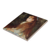 Portrait von Irene - Renoir Impressionist Malerei Fliese (Seite)