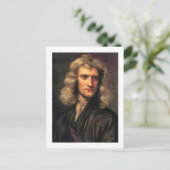 Portrait von Isaac Newton (1642-1727) Postkarte (Stehend Vorderseite)