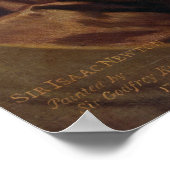 Portrait von Isaac Newton 1702 Poster (Ecke)