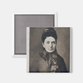 Portrait von Isabella Bird Bishop Magnet (Vorderseite/Rückseite)