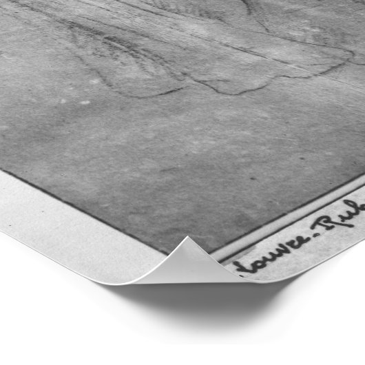 Portrait von Isabelle Helene Rubenst Poster (Ecke)