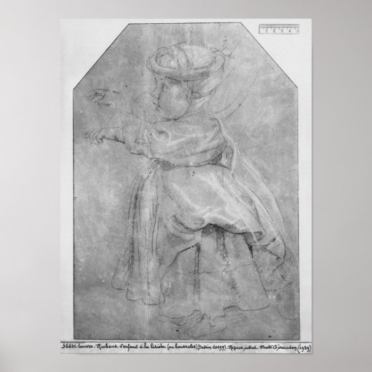 Portrait von Isabelle Helene Rubenst Poster (Vorne)