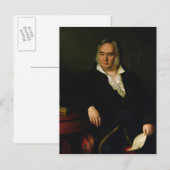 Portrait von Ivan A. Krylov, 1832 Postkarte (Vorne/Hinten)