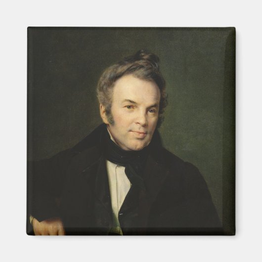 Portrait von Ivan Lazhechnikov, 1834 Magnet (Vorne)
