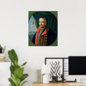 Portrait von Ivan Mazepa Poster (Heimbüro)