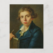 Portrait von Jacques-Louis David als Jugend Postkarte (Vorderseite)