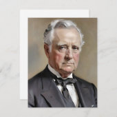 Portrait von James Buchanan Feiertagskarte (Vorne/Hinten)