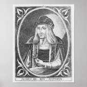 Portrait von James IV von Schottland Poster (Vorne)