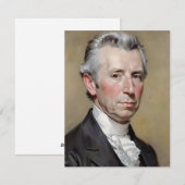 Portrait von James Monroe Feiertagskarte (Vorne/Hinten)