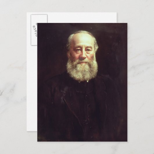 Portrait von James Prescott Joule Postkarte (Vorne/Hinten)