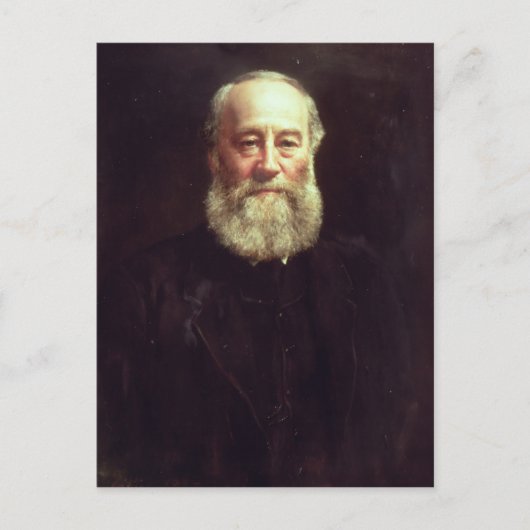 Portrait von James Prescott Joule Postkarte (Vorderseite)