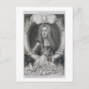 Portrait von James VII von Schottland, II von Engl Postkarte