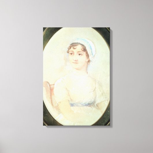 Portrait von Jane Austen Leinwanddruck (Vorderseite)