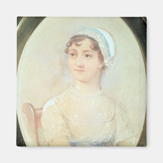 Portrait von Jane Austen Magnet (Vorne)
