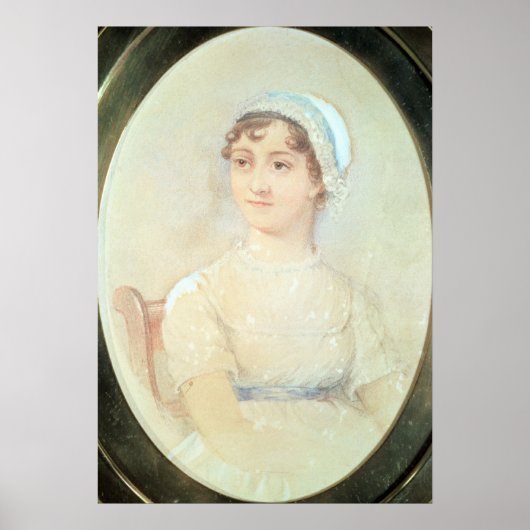 Portrait von Jane Austen Poster (Vorne)