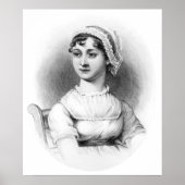 Portrait von Jane Austen Poster (Vorne)