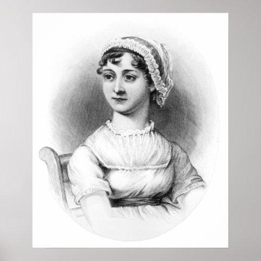 Portrait von Jane Austen Poster (Vorne)