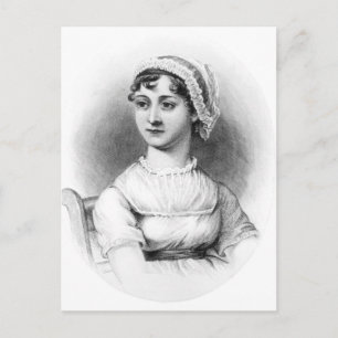 Portrait von Jane Austen Postkarte