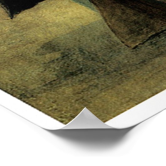 Portrait von Jane Digby el Mezrab (Palmyra) 1859 Poster (Ecke)