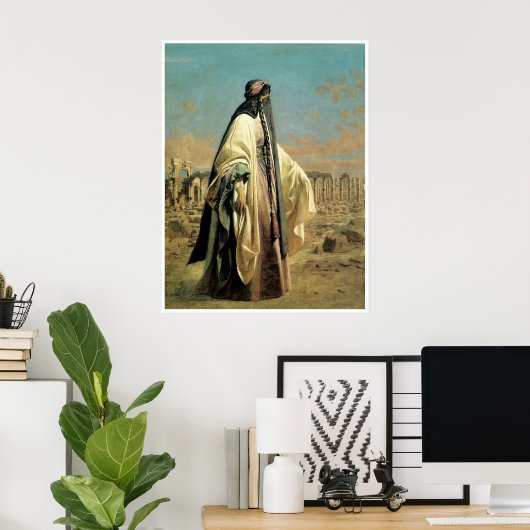 Portrait von Jane Digby el Mezrab (Palmyra) 1859 Poster (Heimbüro)