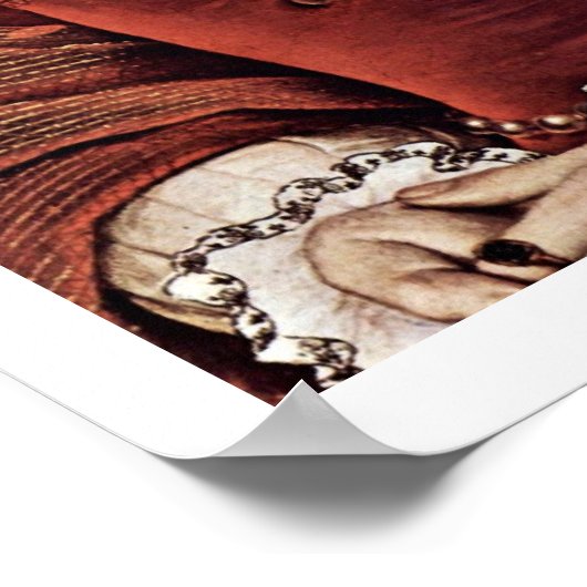 Portrait von Jane Seymour, Königin von England Poster (Ecke)