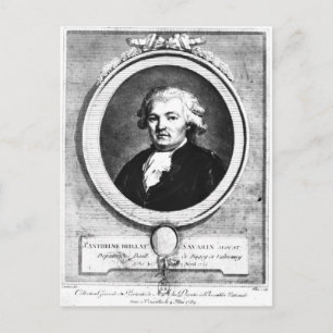 Portrait von Jean-Anthelme Brillat-Savarin Postkarte