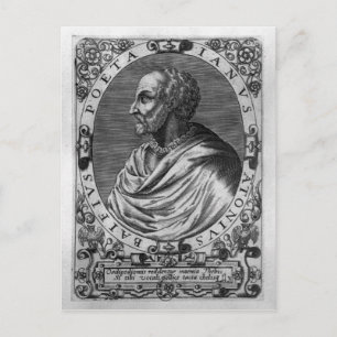 Portrait von Jean Antoine de Baif Postkarte