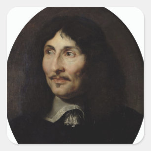 Portrait von Jean-Baptiste Colbert de Torcy Quadratischer Aufkleber