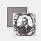 Portrait von Jean Bodin Magnet (Vorderseite/Rückseite)