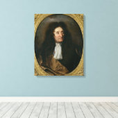 Portrait von Jean de La Fontaine Leinwanddruck (Insitu (Holzboden))