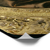 Portrait von Jean de La Fontaine Poster (Ecke)