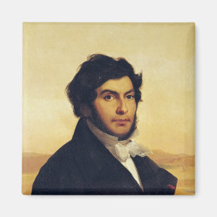 Portrait von Jean-Francois Champollion 1831 Magnet