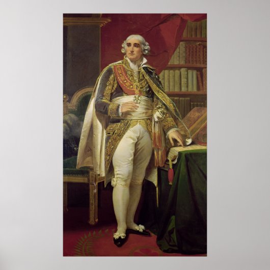 Portrait von Jean-Jacques-Regis de Cambaceres Poster (Vorne)