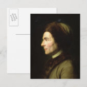 Portrait von Jean-Jacques Rousseau Postkarte (Vorne/Hinten)