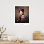 Portrait von Jean-Jacques Rousseau von Allan Ramsa Poster (Küche)