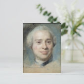 Portrait von Jean Le Rond d'Alembert 1753 Postkarte (Stehend Vorderseite)