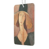 Portrait von Jeanne Hebuterne in einem großen Hut Autolufterfrischer (Links)