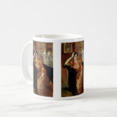 Portrait von Jeanne Pontillon Kaffeetasse (Vorderseite Links)