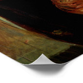 Portrait von Jeanne Pontillon Poster (Ecke)