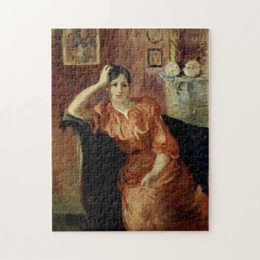 Portrait von Jeanne Pontillon Puzzle (Vertikal)