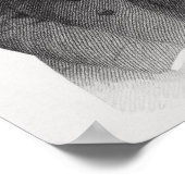 Portrait von Jefferson Davis Poster (Ecke)