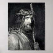 Portrait von Jesus Christus Poster (Vorne)