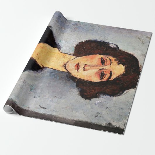 Portrait von Jeune Femme, Modigliani Geschenkpapier (Ungerollt)