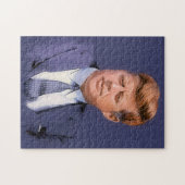 Portrait von JFK Puzzle (Horizontal)