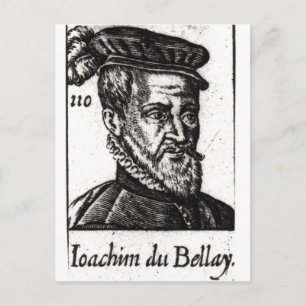 Portrait von Joachim du Bellay Postkarte