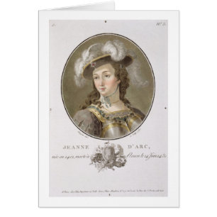 Portrait von Joan of Arc (1412-31), 1787 (gefärbt)