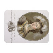 Portrait von Joan of Arc (1412-31), 1787 (gefärbt) Magnet (Horizontal)